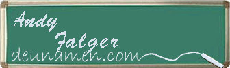 Andy Falger Visitenkarte